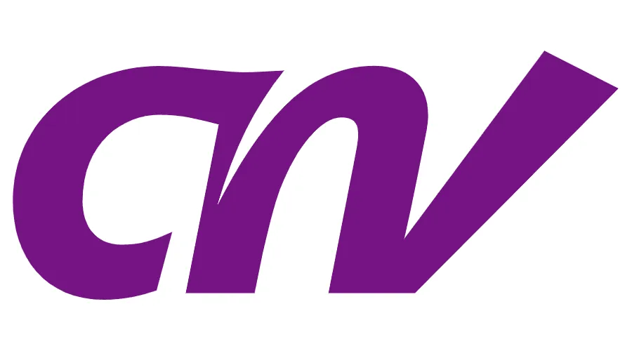 Hier staat het logo van Vakbond CNV