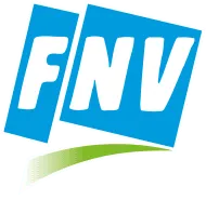 Hier staat het logo van Vakbond FNV