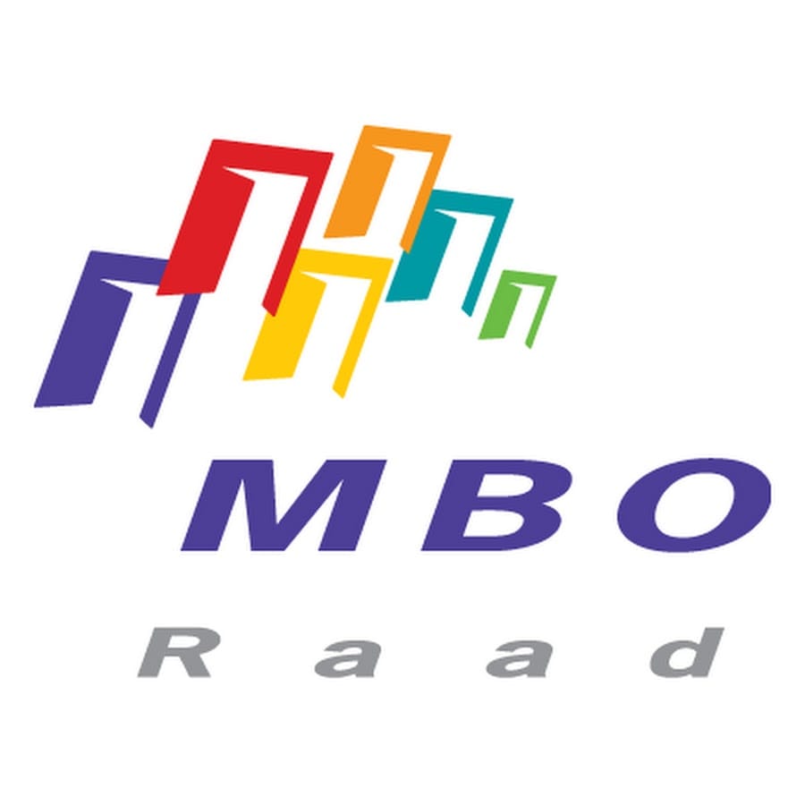 Hier staat het logo van Onderwijsorganisatie de MBO Raad