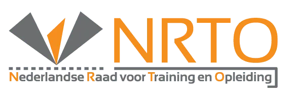 Hier staat het logo van Brancheorganisatie NRTO Nederlandse raad voor training en opleiding